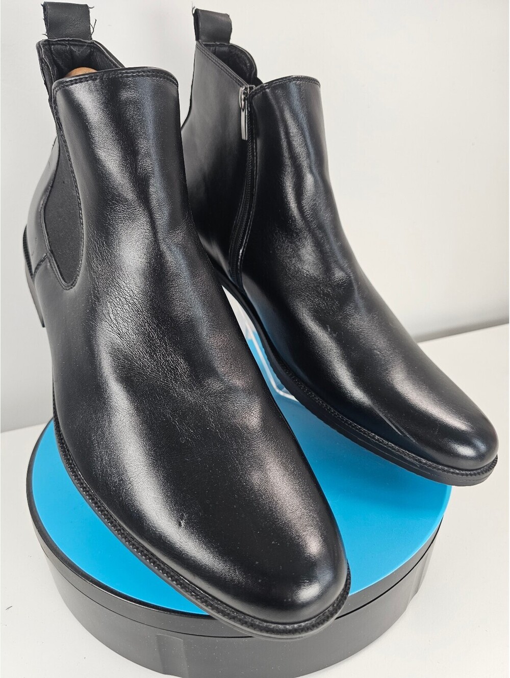 Van Heusen "Lyon" Men's Chelsea Sude Zip Boot